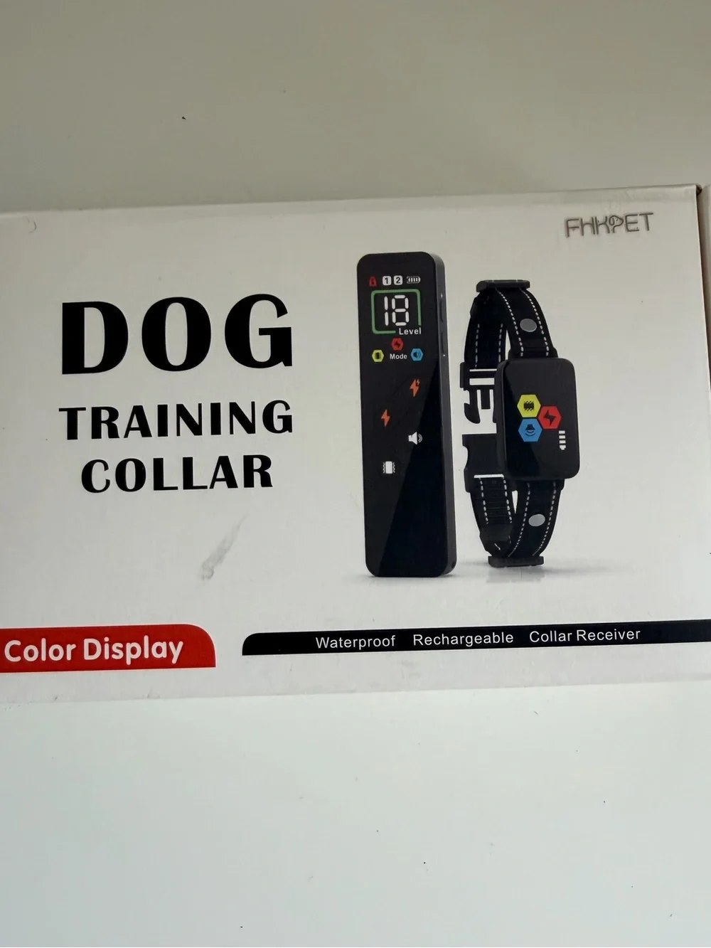 Remote Control Smart Dog Training Collar with 4 Training Modes NEW